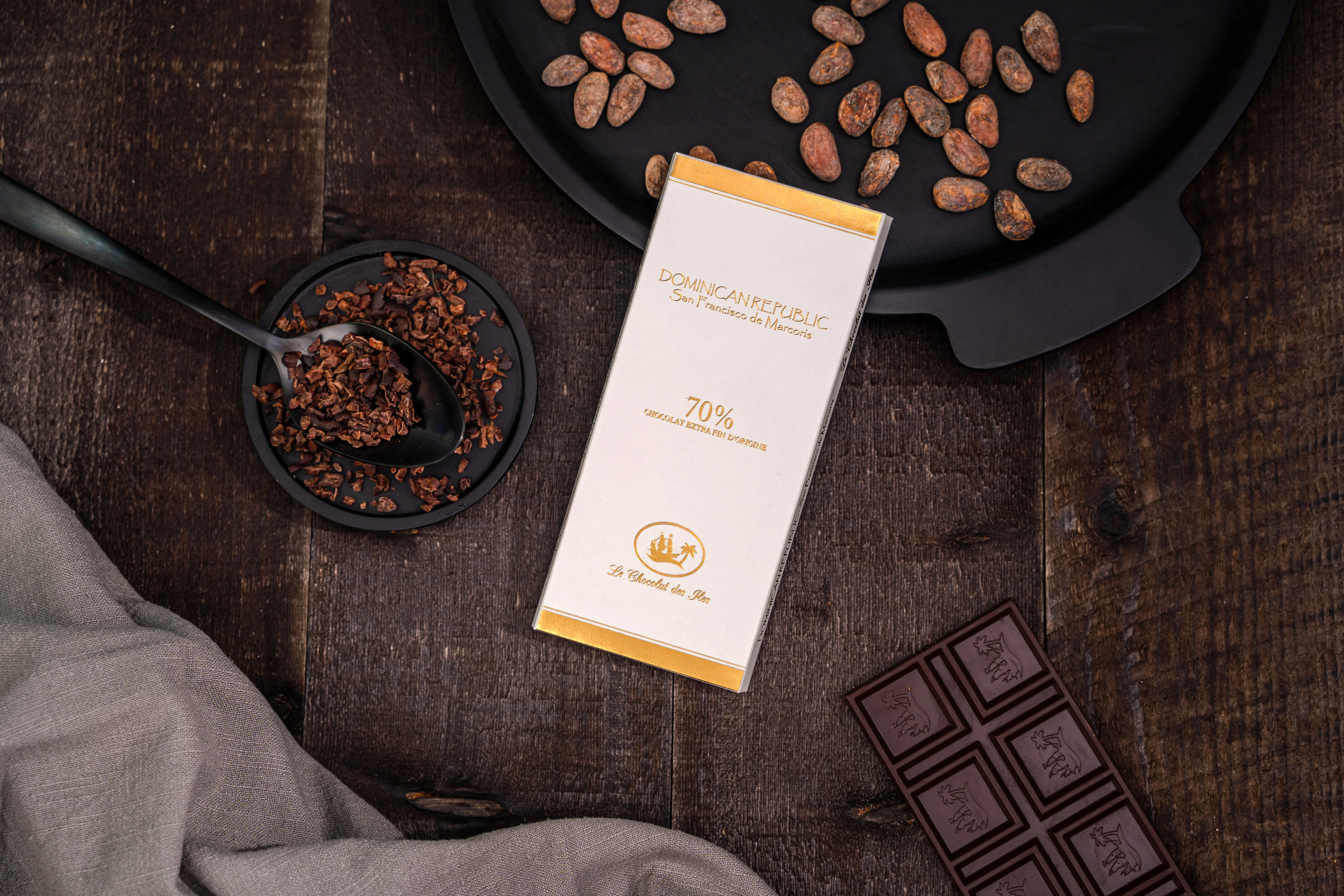 Cacao Beans Chocolate Bar